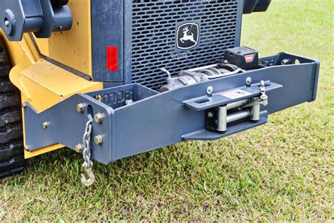 skid steer winch bumper|OX Bumper Winch .